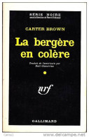 C1 Carter BROWN La Bergere En Colere 1961 SERIE NOIRE Epuise MAVIS Port Inclus France - Série Noire