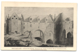 Bruxelles - Porte De Laeken Démolie En 1808 Au Bout De La Rue De Ce Nom Ou Boulevard D'Anvers - Bruxelles-ville