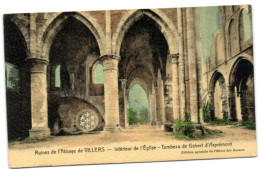 Ruines De L'Abbaye De Villers - Intérieur De L'Eglise - Tombeau De Gobert D'Asprémont - Villers-la-Ville