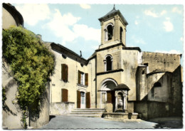 Lourmarin - L'Eglise Et La Fontaine - Lourmarin