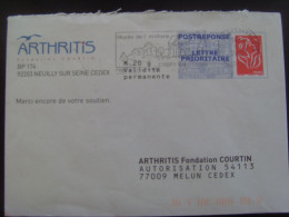 13908- PAP Réponse Lamouche Phil@poste Arthritis Validité Permanente Agr. 07P492 Obl PAS COURANT - Prêts-à-poster:Answer/Lamouche