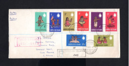S4558-GILBERT & ELLICE ISLANDS-AIRMAIL REGISTERED COVER OCEAN To SOUTH AFRICA.1966.British Colonies.Enveloppe RECOMMANDE - Isole Gilbert Ed Ellice (...-1979)
