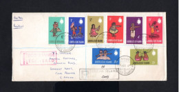 S4558-GILBERT & ELLICE ISLANDS-AIRMAIL REGISTERED COVER OCEAN To SOUTH AFRICA.1966.British Colonies.Enveloppe RECOMMANDE - Gilbert- En Ellice-eilanden (...-1979)