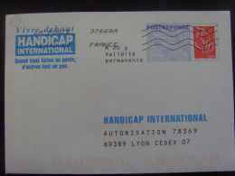 13952- PAP Réponse Lamouche Phil@poste Handicap International Validité Permanente Agr. 07P050 Obl - PAP : Antwoord /Lamouche