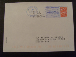 13963- PAP Réponse Lamouche Phil@poste La Maison Du Jersey Validité Permanente Agr. 07R251 Obl PAS COURANT - Listos Para Enviar: Respuesta/Lamouche
