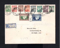 14436-SOUTHERN RHODESIA.-REGISTERED BRITISH COVER SALISBURY.1951.Enveloppe RECOMMANDE - Southern Rhodesia (...-1964)