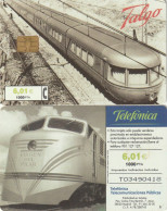 ESPAÑA. B-090. Tren Talgo (virgen Del Pilar). 04-2001. 1 CON LINEA. (654) - Basisausgaben