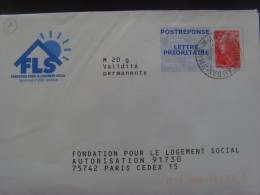 13942- PAP Réponse Beaujard Fondation Logement Social Validité Permanente Agr. 08R322 Obl PAS COURANT - PAP: Ristampa/Beaujard