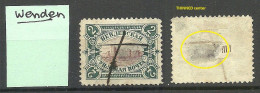 RUSSIA Russland Latvia 1901 Lettland Wenden Michel 12 O NB! Unfortunatel, Stamp Is Damaged = Center Thinned! - Neufs