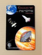 Mint USA UNITED STATES America Prepaid Telecard Phonecard, Galileo 95 Mission & Exploration, Set Of 1 Mint Card - Sammlungen