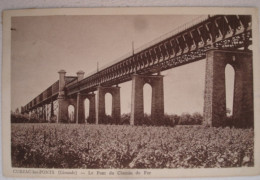 GIRONDE CUBZAC LES PONTS PONT DU CHEMIN DE FER - Cubzac-les-Ponts