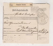 SLOVENIA,Austria 1916 WINDISCH FEISTRITZ SLOVENSKA BISTRICA Parcel Card - Slowenien