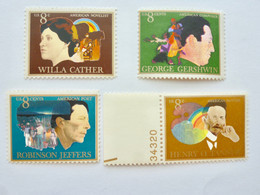 USA Y&T 980-1002,1003,1004.  Artists   1973 - Unused Stamps