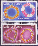 WALLIS  FUTUNA - FLOWER-CORAL NECKLACES - **MNH - 1979 - Nuevos