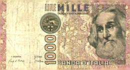 Billet  >  Italie >	1000	Lire  > C 04 - Other & Unclassified