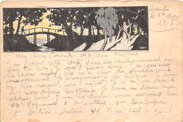 US21 Europe Postcard Germany 1915 Hiking Trail Artist Signed G H Koehler - Köhler, Mela