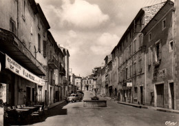 Saillans (Drôme) La Rue De La Mairie (Place Maurice Faure) Café, Fontaine, Juva 4 - Carte CIM N° 613 - Other & Unclassified