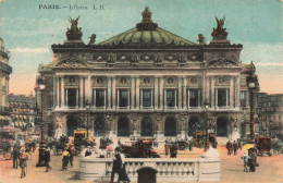 FRANCE  - Paris - L'opéra - Animé - Colorisé - Carte Postale Ancienne - Autres Monuments, édifices