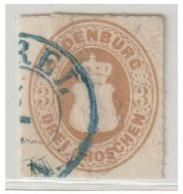 ALLEMAGNE --OLDENBURG -- Yvert N° 19--3 Groschen - Oldenbourg