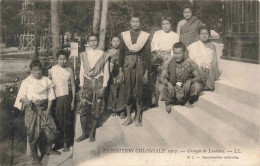 FRANCE - Paris - Exposition Coloniale 1907 -  Groupe De Laotiens - LL - Carte Postale Ancienne - Ausstellungen