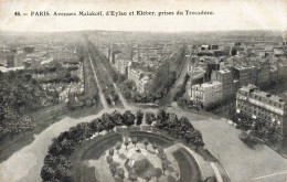 FRANCE - Paris - Avenues Malakoff-d'Eylau Et Kléber - Prises Du Trocadéro - Carte Postale Ancienne - Squares