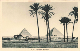 EGYPTE - Le Caire - Pyramides De Giséh - Carte Postale Ancienne - El Cairo