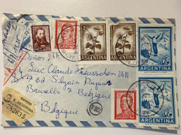 1970 Registred Letter To Belgique - Briefe U. Dokumente