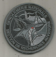 Ecusson De La GENDARMERIE, 2 Scans, Section De Recherche Auvergne - Police & Gendarmerie