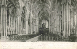 ROYAUME UNI - Angleterre - Lincoln Cathedral - Intérieur D'une église - Carte Postale Ancienne - Lincoln