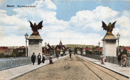 SUISSE - Basel - Wettsteinbrücke - Animé - Colorisé - Carte Postale Ancienne - Bâle