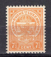 Q2754 - LUXEMBOURG Yv N°94 * - 1907-24 Abzeichen