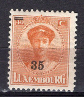 Q2844 - LUXEMBOURG Yv N°198 * - 1921-27 Charlotte Voorzijde