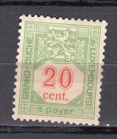 Q4466 - LUXEMBOURG TAXE Yv N°12 (*) - Postage Due
