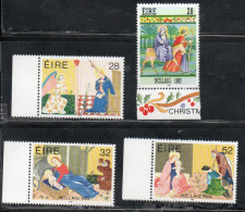 EIRE IRELAND IRLANDA 1993 CHRISTMAS NOLLAIG NATALE NOEL WEIHNACHTEN NAVIDAD COMPLETE SET SERIE COMPLETA MNH - Neufs