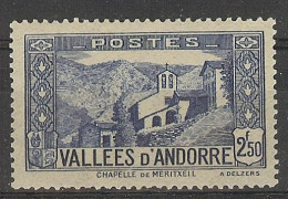 Andorra Fran. 1937 Paisajes 2,50 F Ed:89 (**) - Neufs