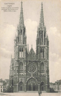 BELGIQUE - Ostende - L'église - Carte Postale Ancienne - Oostende