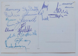 Poland - Football Club GORNIK Knurow  Signature Footballers , Soccer Signed , 1978 Autograph - Handtekening