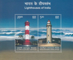 INDIA Block 105,unused,lighthouses - Blokken & Velletjes