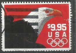 USA Express Mail 1991 Olympic Eagle - High Value  $ 9.95 Off-paper  SC.#2541 - In VFU Condition - 3a. 1961-… Afgestempeld