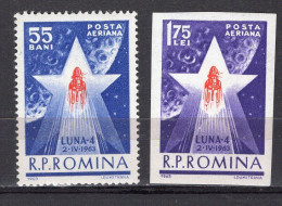 S2524 - ROMANIA ROUMANIE AERIENNE Yv N°173/74 ** ESPACE SPACE - Ongebruikt