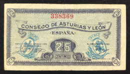 Spagna Espana Espagne 25 Centimos Asturias Y Leon LOTTO 2314 - 1-2-5-25 Pesetas