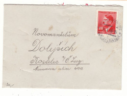 Tchècoslovaquie - Bohème & Moravie - Lettre De 1943 - Oblit Schwarzkostcietz   ? Exp Vers Kostelec - Hitler - - Briefe U. Dokumente