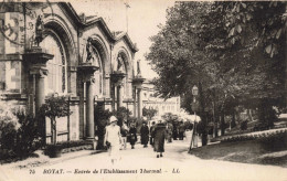 FRANCE - Royat - Entrée De L'Etablissement Thermal - Carte Postale Ancienne - Andere & Zonder Classificatie