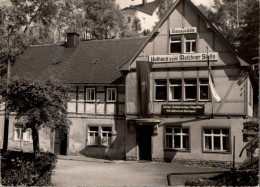 G5862 - Pobershau - Gaststätte Huthaus Zum Olchner Stolln Betriebs Ferienlager VEB Goldfischwerk - RILI Ritschel - Marienberg