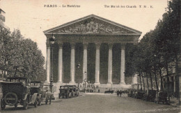 FRANCE - Paris - La Madeleine Church - T.M.K - Carte Postale Ancienne - Chiese