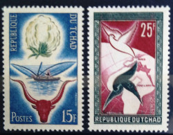 Delcampe - TCHAD                    N° 60/61                        NEUF** - Tschad (1960-...)