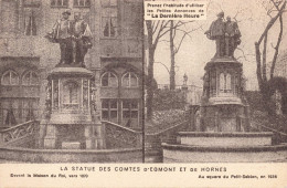 BATIMENTS ET ARCHITECTURE - La Statue Des Comptes D'Egmont Et De Hornes - Carte Postale Ancienne - Monumentos