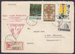 Action !! SALE !! 50 % OFF !! ⁕ Poland 1972 ⁕ Registered Mail Poznan R000500 To Austria ⁕ Commemorative Envelope - Lettres & Documents