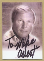 Adam West (1928-2017) - Batman - Signed Homemade Trading Card - COA - Actors & Comedians