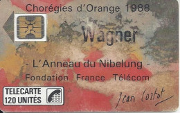 Télécarte 120 Unités 1988/ Chorégies D’Orange Wagner / Numéro 102947 - Musica